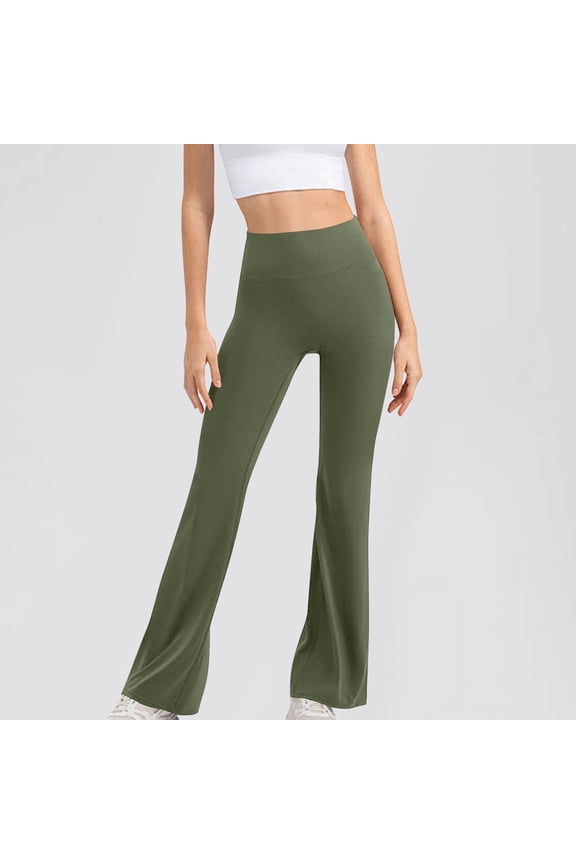 Wide Leg Yoga Pants for Wo High Waisted Flare Leggings for Women Tummy Control Butt Lifting Workout Yoga Wide Leg Pants