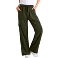 thumbnail image 1 of Weiqiqre Women Sweatpants Wide Leg Sweatpants Women Drawstring High Waisted Pants with Pockets Jogger, 1 of 9