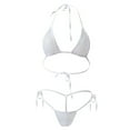 thumbnail image 1 of Weiqiqre Women Swimsuits Bathing Suit G String Thong Bottom Mini Bikinis Two Piece Swimsuit for Women, 1 of 2
