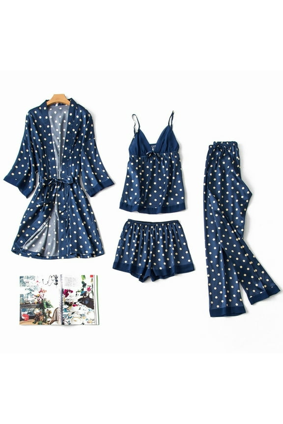 Women's Pajama Sets Silk Robes Floral Bathrobe Bride Bridesmaid Wedding Silky Bridal Dressing Gown Loungewear