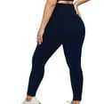 thumbnail image 1 of Weiqiqre Women's Paperbag Waist Trousers Elastic Leggings, High Waisted Compression Gym Tummy Control Athletic Yoga Pants, 1 of 5