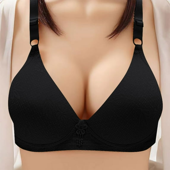 Weiqiqre Women's Underwear Push Up Soft Cup Non Padded Sexy Bras Wirefree Brassiere