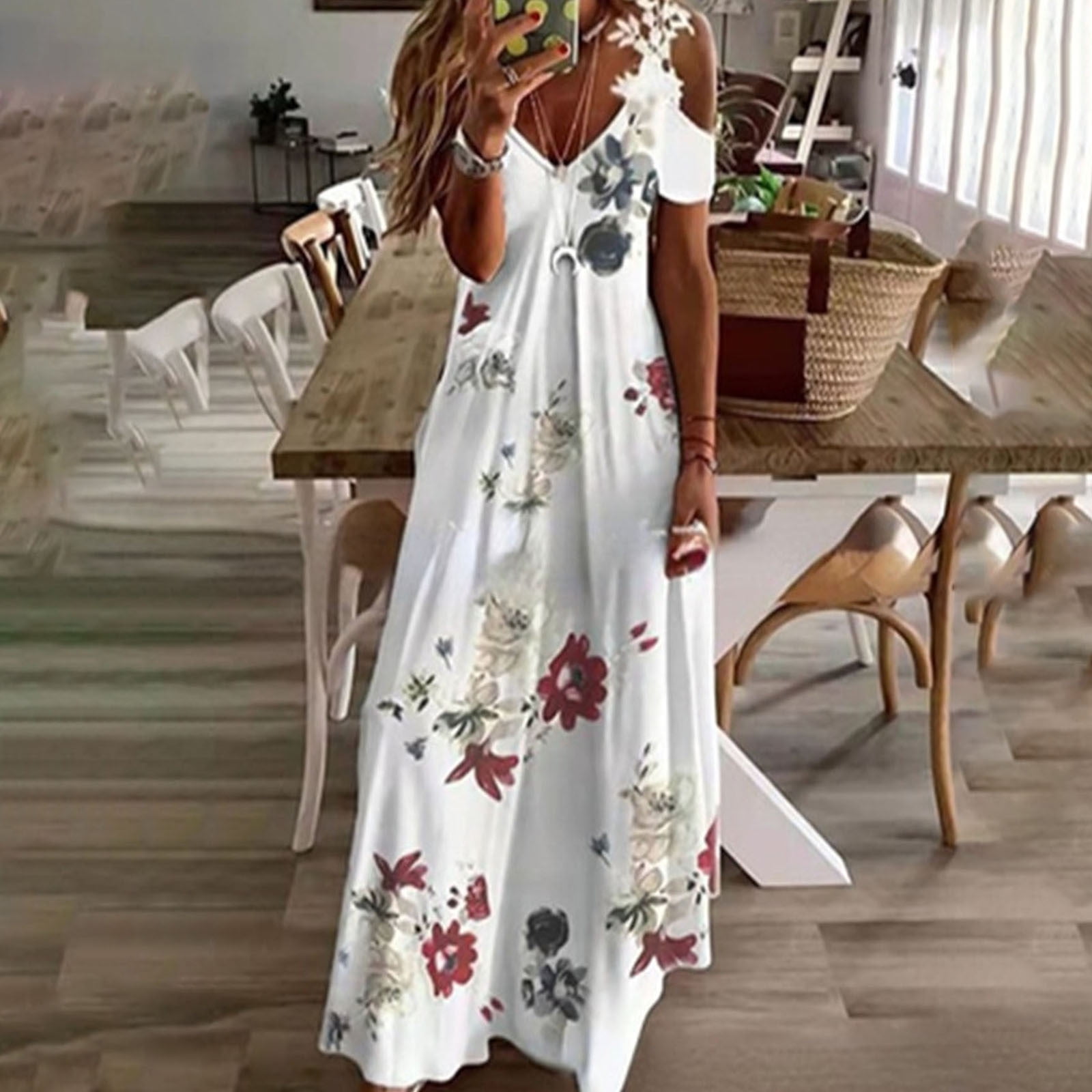 chinese dress ladies Amazon.com: Misyula Tshirt Dress for Women,Elegant Cold Shoulder Short  Sleeve Bohemian Dresses with Pockets Ladies Date Party Beach Hawaiian  Hanging Out Daily Wear,Lily,S : Clothing, Shoes & Jewelry main image 1
