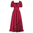thumbnail image 1 of Weiqiqre Womens Dresses Halloween Dress New! Fashion Devil Gown - Square Neck, Short Sleeves & Vampire, 1 of 5