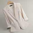 thumbnail image 1 of Weiqiqre Womens Jacket Spring Summer Wear Half Sleeve Jacket Office Blazer, 1 of 6