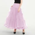 thumbnail image 1 of Weiqiqre Womens Skirts Ankle Length Petticoats Long Plus Size Wedding Slips Crinoline Underskirt for Prom Evening Wedding Dress, 1 of 9