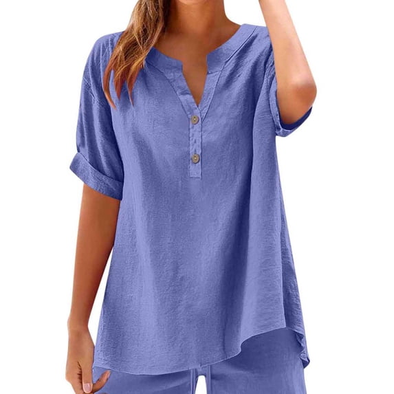 Weiqiqre Womens Spring Tops Short Sleeve T Shirts V Neck Summer Casual Basic Tee Tops