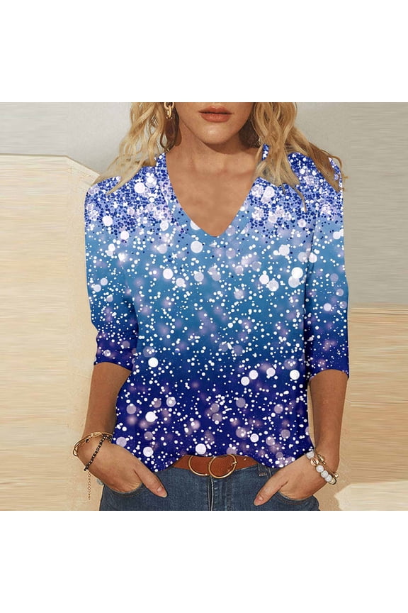 Womens Summer Tops Summer Vintage Tunic Tops Fashion Casual Swing Short Sleeve Shirts Blouse Soft Tee