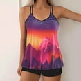 thumbnail image 1 of Weiqiqre Womens Swimsuits Tankini Swimsuits Tummy Control Flowy Swimwear Two Piece Bathing Suits Swim Tank Top with Boyshorts, 1 of 6