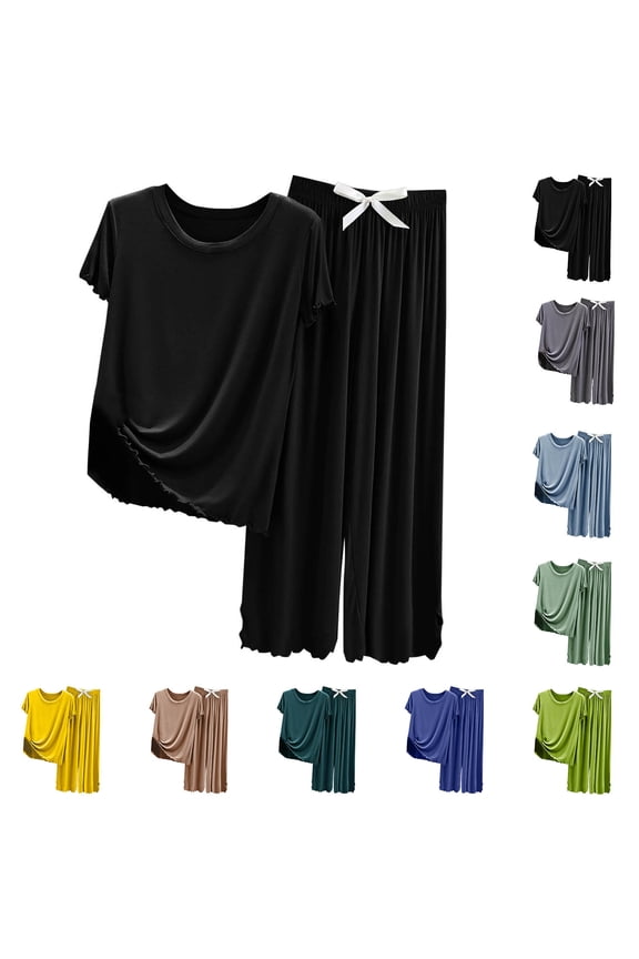 Womens Two Piece Sets Summer 2025 Two Piece Lounge Set Matching Vacation Casual Outfits Spring