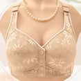 thumbnail image 1 of Weiqiqre Womens Underwear Fashionable and Casual Front Buttoned Underwear for Elderly People Skin Strapless Bra for Women, 1 of 6