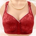 thumbnail image 1 of Weiqiqre Womens Underwear Fashionable and Casual Front Buttoned Underwear for Elderly People Skin Strapless Bra for Women, 1 of 6