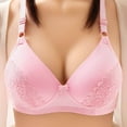 thumbnail image 1 of Weiqiqre Womens Underwear Full Coverage, Unlined Lace Sexy Plus Size Underwire Bra for Large Breasts, 1 of 4