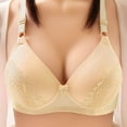 thumbnail image 1 of Weiqiqre Womens Underwear Full Coverage, Unlined Lace Sexy Plus Size Underwire Bra for Large Breasts, 1 of 4