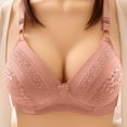 thumbnail image 1 of Weiqiqre Womens Underwear Light Padded T-Shirt Bra, Wide Straps Smooth Underwired Full Coverage Demi Bras for Women, 1 of 8