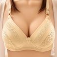 thumbnail image 1 of Weiqiqre Womens Underwear Light Padded T-Shirt Bra, Wide Straps Smooth Underwired Full Coverage Demi Bras for Women, 1 of 8
