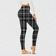 thumbnail image 1 of Weiqiqre Womens Yoga Pants High Waisted Plaid Leggings – Soft Solid Printed Checkered Pants, 1 of 6