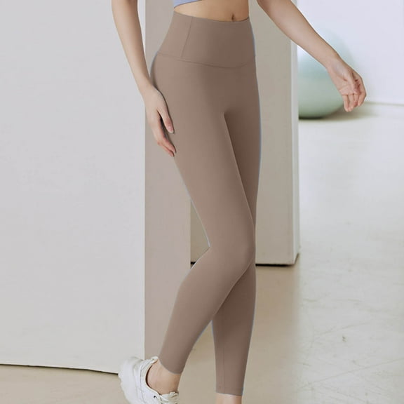 Weiqiqre Yoga Pants Women Naked Feeling High Waist Tight Yoga Pants Workout Athletic Leggings