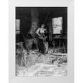 thumbnail image 1 of Weir, J Alden 15x18 White Modern Wood Framed Museum Art Print Titled - The blacksmiths shop, 1 of 4