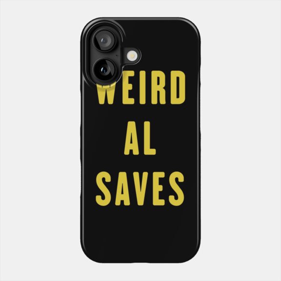 Weird Al Saves Music Case for Apple iPhone 11 12 13 14 15 16 17 Pro Max