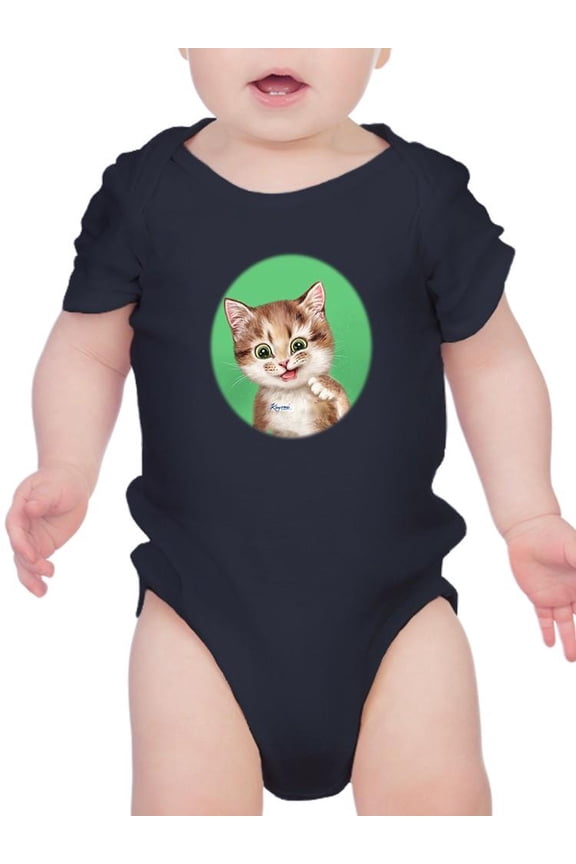Weird Cat Bodysuit Infant -Kayomi Harai Designs, Newborn