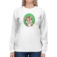 thumbnail image 1 of Weird Cat Sweatshirt Women -Kayomi Harai Designs, Female x-Large, 1 of 4