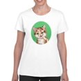 thumbnail image 1 of Weird Cat T-Shirt Women -Kayomi Harai Designs, Female Large, 1 of 4