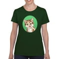thumbnail image 1 of Weird Cat T-Shirt Women -Kayomi Harai Designs, Female Medium, 1 of 4