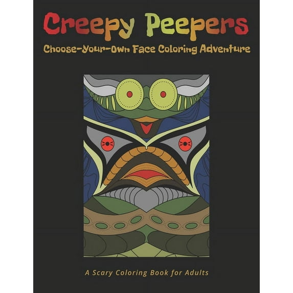 Weird Coloring Books: A Scary Coloring Book for Adults (Paperback)