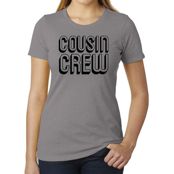 Weird Cousin T-shirt Women's Family Reunion Tees - Heather Grey MH200WFAM S47 XS