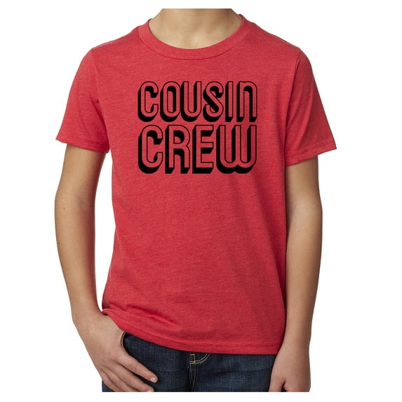 Weird Cousin T-shirt Youth Family Reunion Tees - Red MH200YFAM S47 L