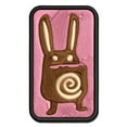 thumbnail image 1 of Weird Creepy Rabbit Creature Applique Multi-Color Embroidered Hook & Loop Patch - 3 Inch Medium, 1 of 5