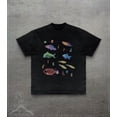 thumbnail image 1 of Weird Fishes Graphic Tee, Colorful Fish T-Shirt, Retro Ocean Art Shirt, Indie Aesthetic Unisex Gift, 1 of 3