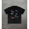 thumbnail image 1 of Weird Fishes Graphic Tee, Radio Head Style Graphic Tee, Fish T-Shirt for Men Women, Retro Colorful Fish Shirt, Unisex Cotton T-Shirt, Sizes S-3XL, 1 of 3