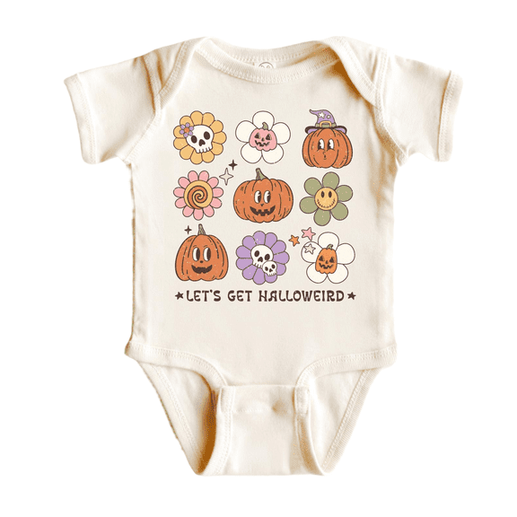 Weird Halloween Newborn Baby Bodysuit