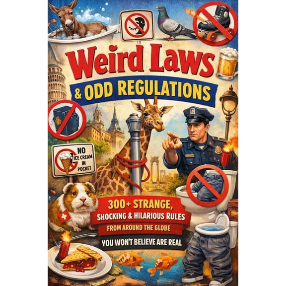 The Bathroom Entertainment Collection Weird Laws and Odd Regulations: 300+ Strange, Shocking & Hilarious Rules from Around the Globe You Won't Believe Are Rea, Book 12, (Paperback)