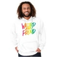 thumbnail image 1 of Weird Proud LGBTQ Pride Funny Cool Unisex Plus Fleece Graphic Hoodie Brisco Brands 4X, 1 of 5