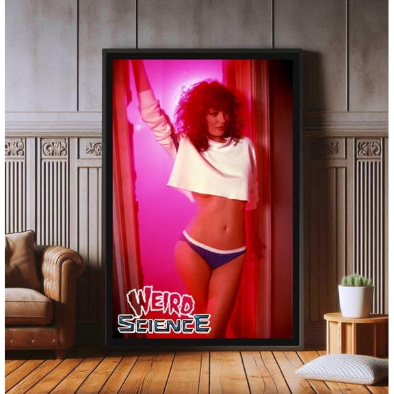 Weird Science Film Poster, Movie Wall Art, Unframed Paper Poster 8x10in