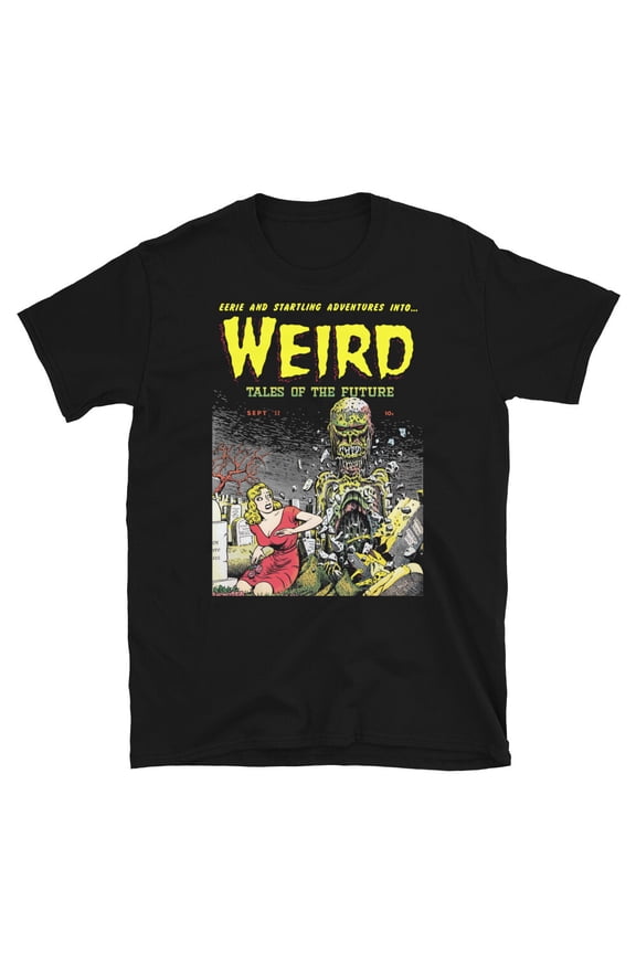 Weird Tales of the Future No. 3 (Sept 1952) Black Short-Sleeve Unisex T-Shirt