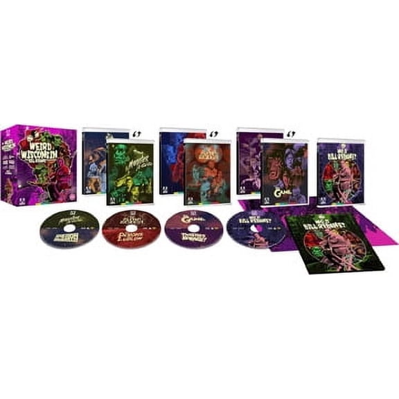 Weird Wisconsin: The Bill Rebane Collection - 4-Disc Box Set ( The Game / Twister's Revenge! / The Alpha Incident / The Demons of Ludlow / Monster a Go-G [ Blu-Ray, Reg.A/B/C Import - United Kingdom ]