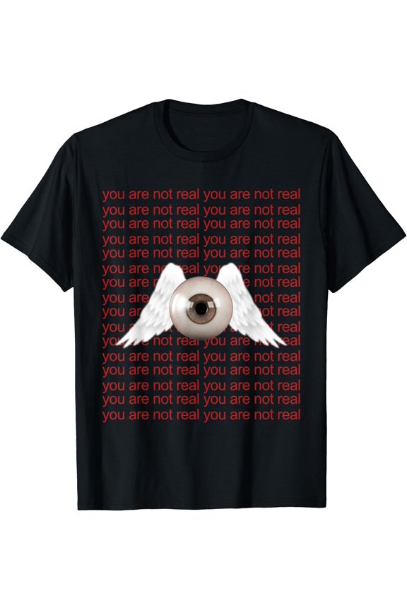 Weirdcore Aesthetic Human Eye Winged Eyeball Strangecore T-Shirt, Unisex T-Shirt