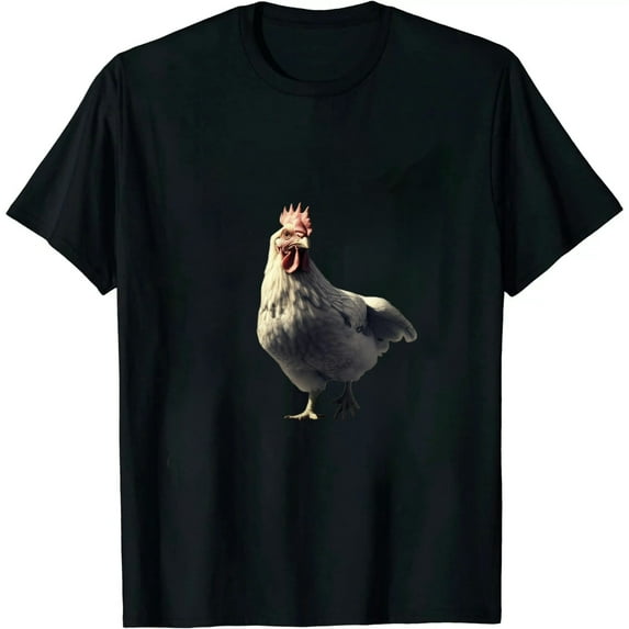 Weirdcore Chicken Landing UFO T-Shirt