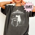 thumbnail image 1 of Weirdcore Ufo Shirt, Shirt, Funny Space Whimsigoth, Trash Panda, Vintage Oversized Shirt, Lovers Unisex S-5XL Hot Trending Shirt, Vintage Birthday Gift, 1 of 3
