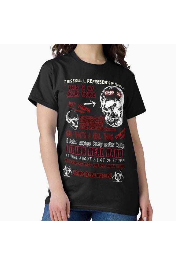 Weirdly Specific Skeleton Head Funny Meme H5559 Unisex T-Shirt, Up to 5XL Available