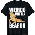 thumbnail image 1 of Weirdo With A Beardo Bearded Dragon Enthusiast Reptile T-Shirt, 1 of 5