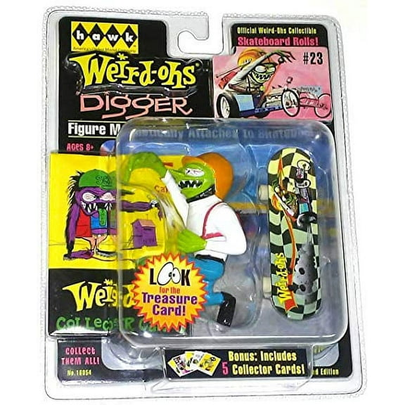 Weirdohs Figure #23 Digger (Hawk J Lloyd) With 5 Collector Trading Cards (Discontinued 2008)