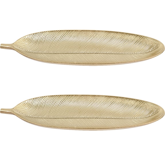 Homoyoyo Nordic Style Snack 2 Pieces Decorative Serving Tray for Home Kitchen