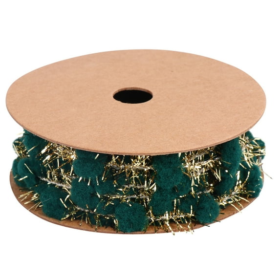 Homoyoyo Glitter Ribbon Christmas Tree Decorations Florists Gold DIY Art Crafts 1Set