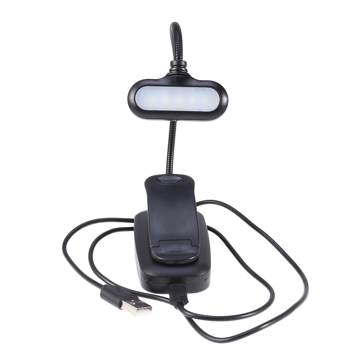 Weis LED Dimmable Clip Desk Learning Lamp USB Charging Reading Light