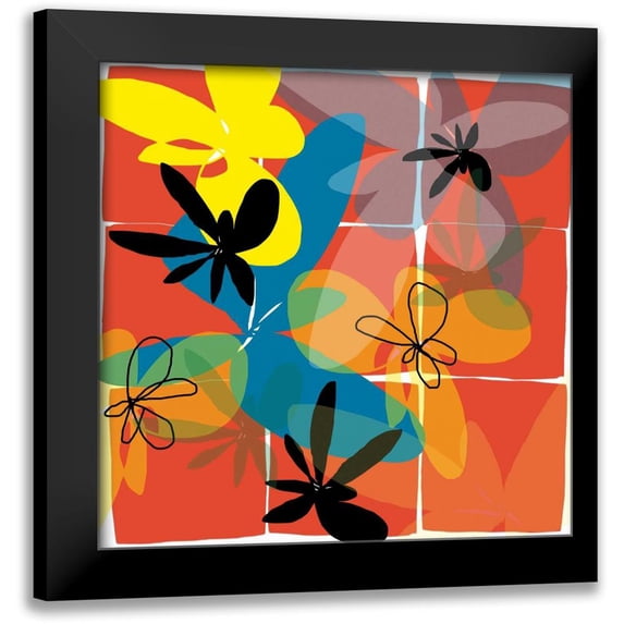 Weiss, Jan 12x12 Black Modern Framed Museum Art Print Titled - Pop Goes Space Three